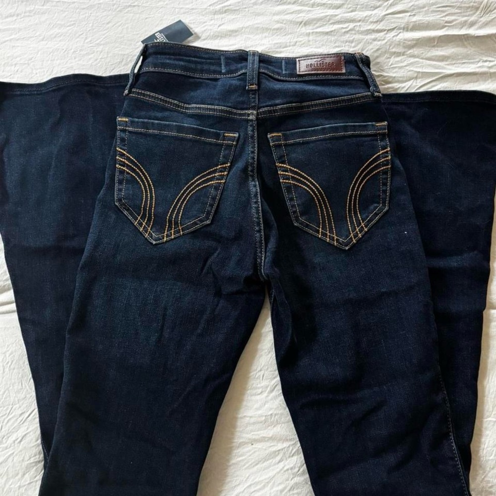 Hollister Dark Indigo Flare Jeans